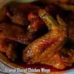Orange Glazed Chicken Wings