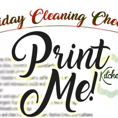 Holiday Cleaning Checklist + How Brillo Can Save You Time and Headaches