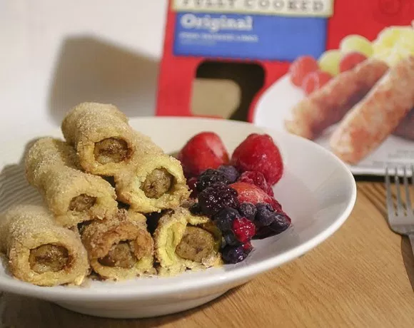 French Toast & Sausage Roll-Ups