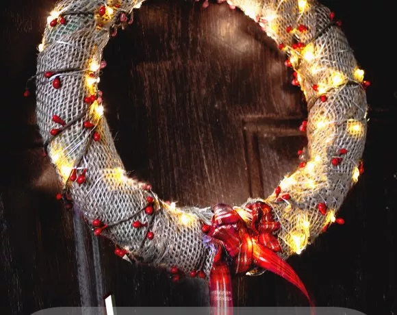 Shabby Chic Christmas Wreath